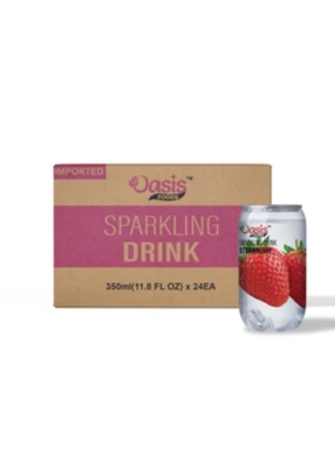 Oasis Sparkling Lychee Drink – 350ml (Pack of 24) | Refreshing Fruity Sparkling Beverage - Image 2